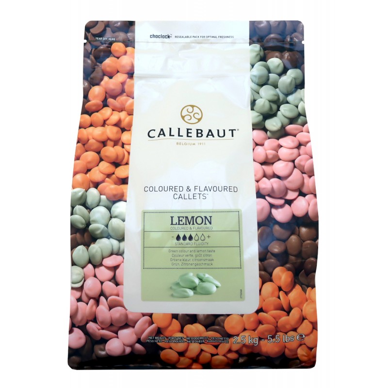 Citronová čokoláda Callebaut - balení 2,5 kg